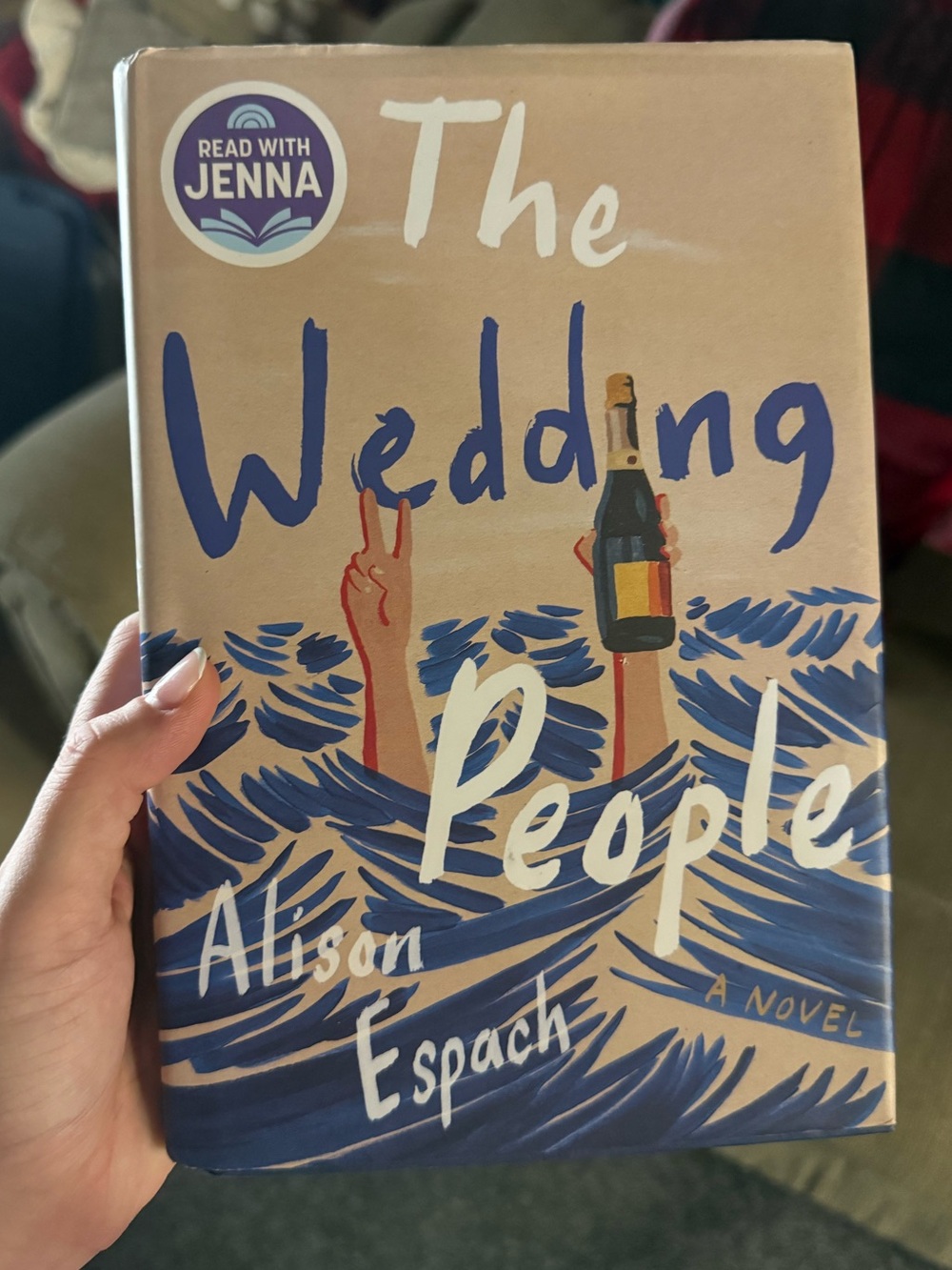 The Wedding People by Alison Espach - Blue Hardcover Novel